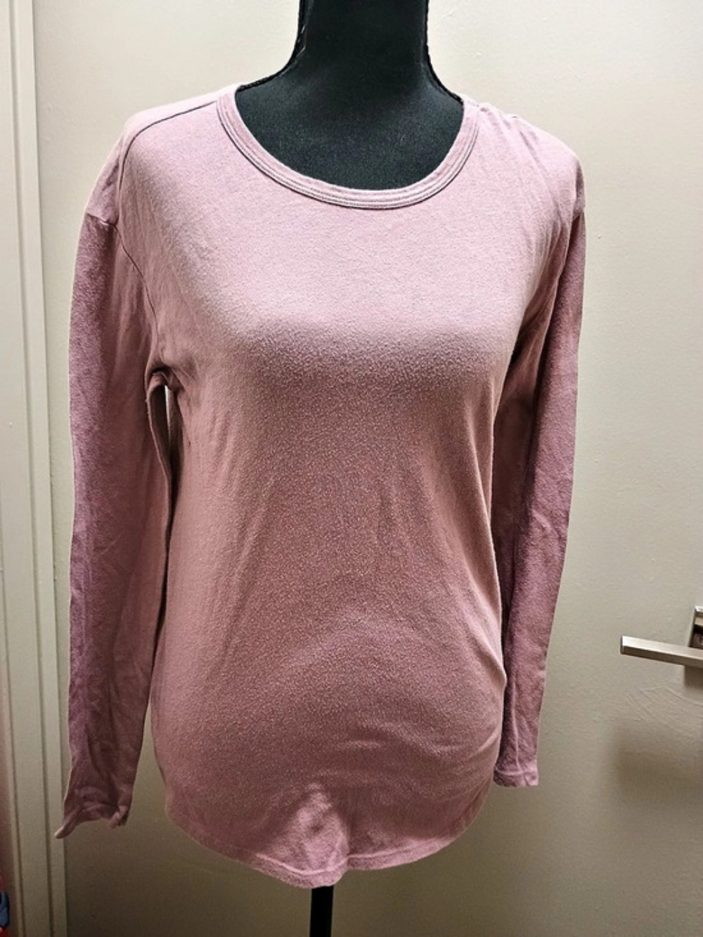 SO Long Sleeve Crew Tee Pink Size Small